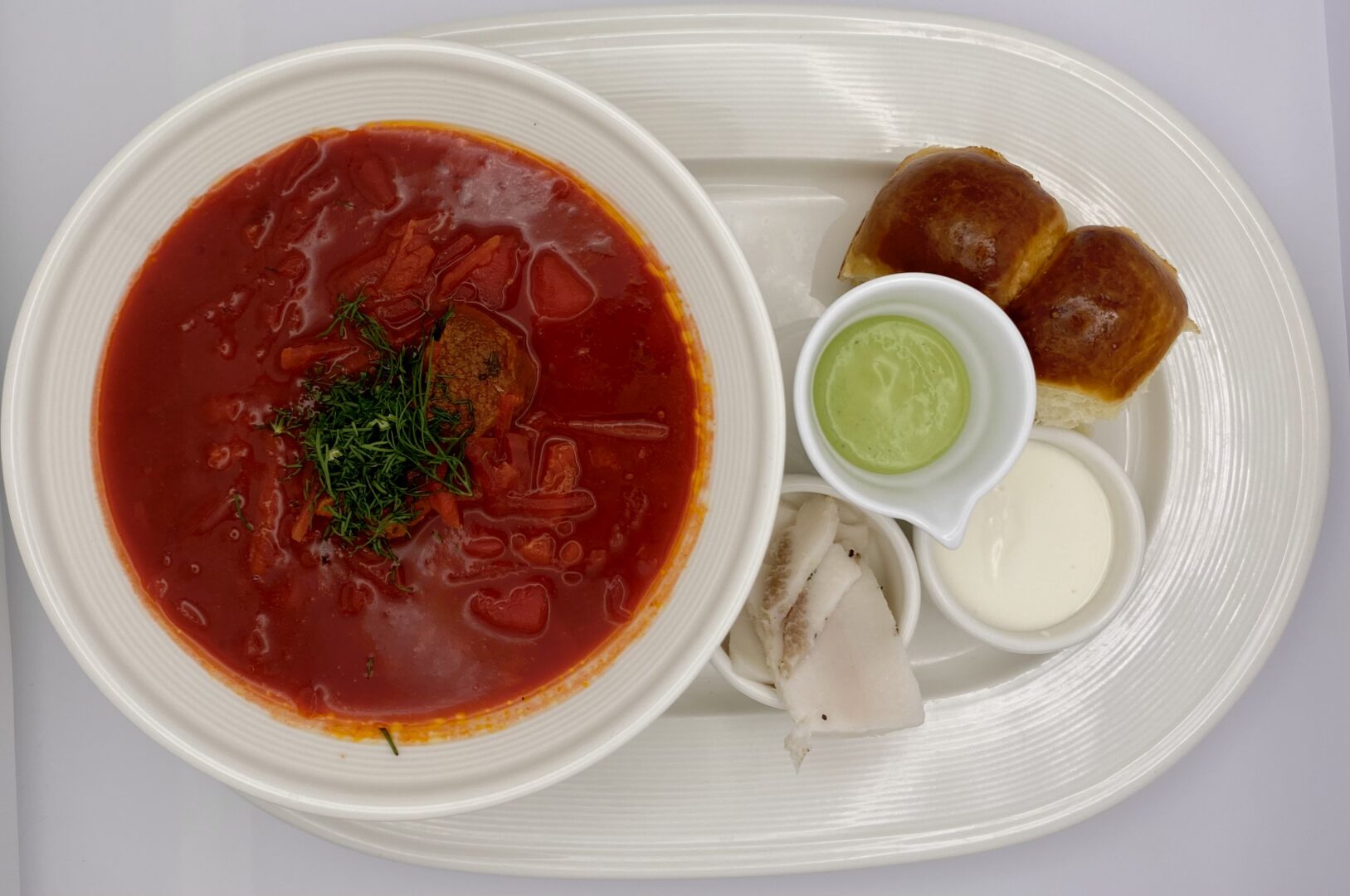 Mushroom Red Borsch Vegan 